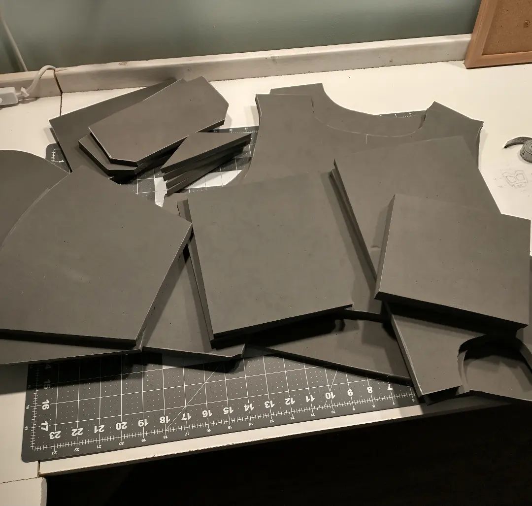 Armour - all cut out!