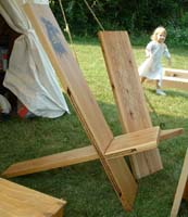 Plank chairs