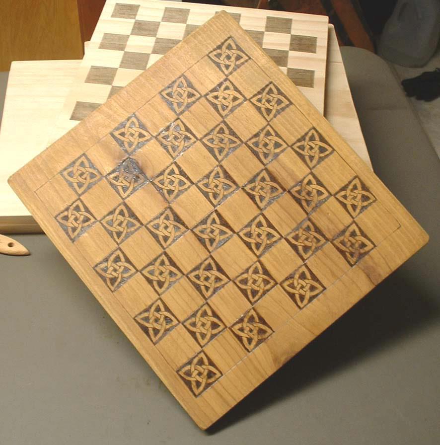 Wooden game boards