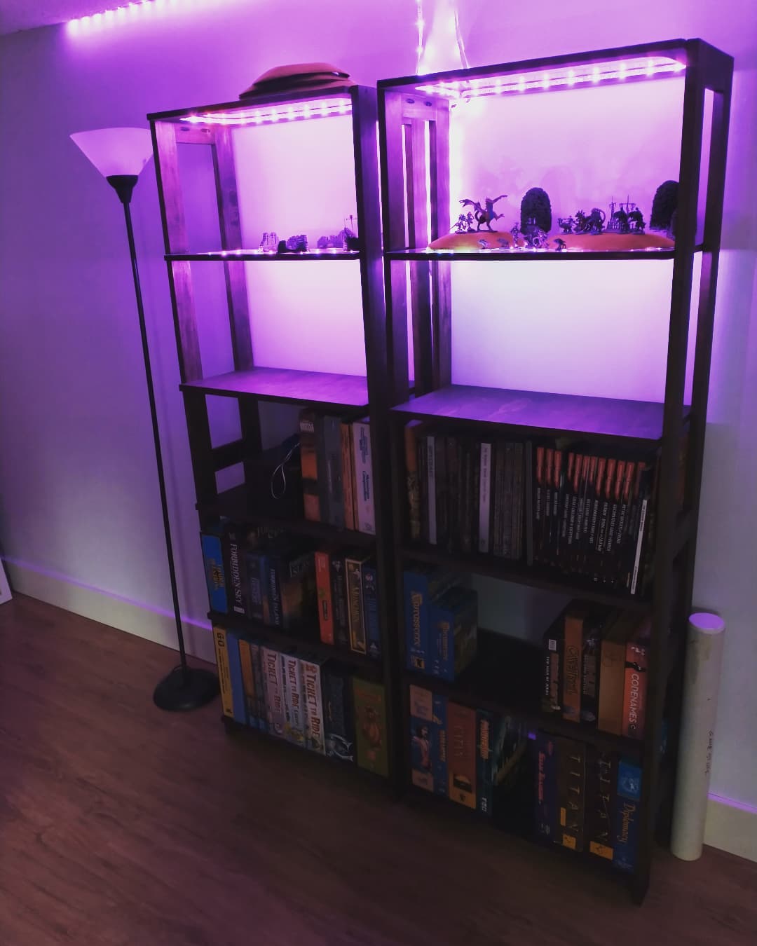 Game room shelves